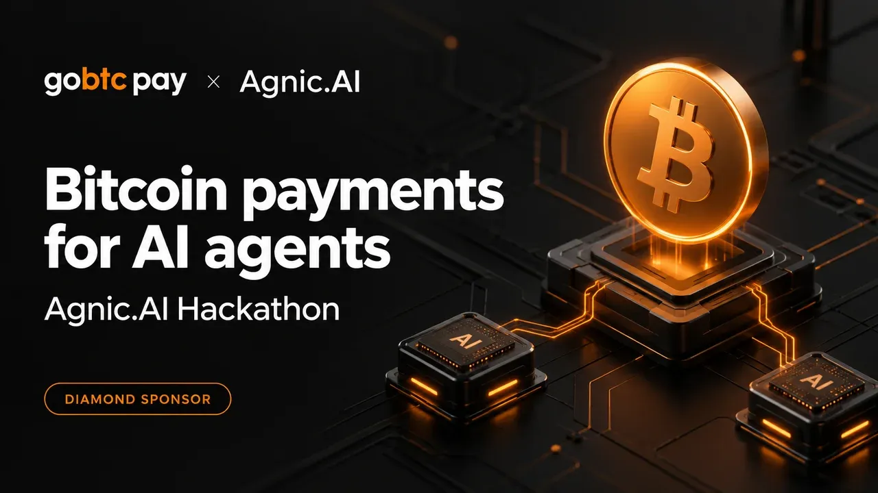 GoBTC Pay Backs Agnic.AI Hackathon to Pioneer Native Bitcoin Payments for Autonomous Agents